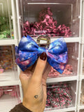 Purple Clouds Fabric Claw Clip, Custom Made PLS Fabrics