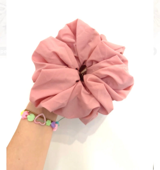 Dusky PInkXL Workout Hair Scrunchie