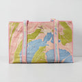 Pink Marble LARGE Cotton Tote Bag