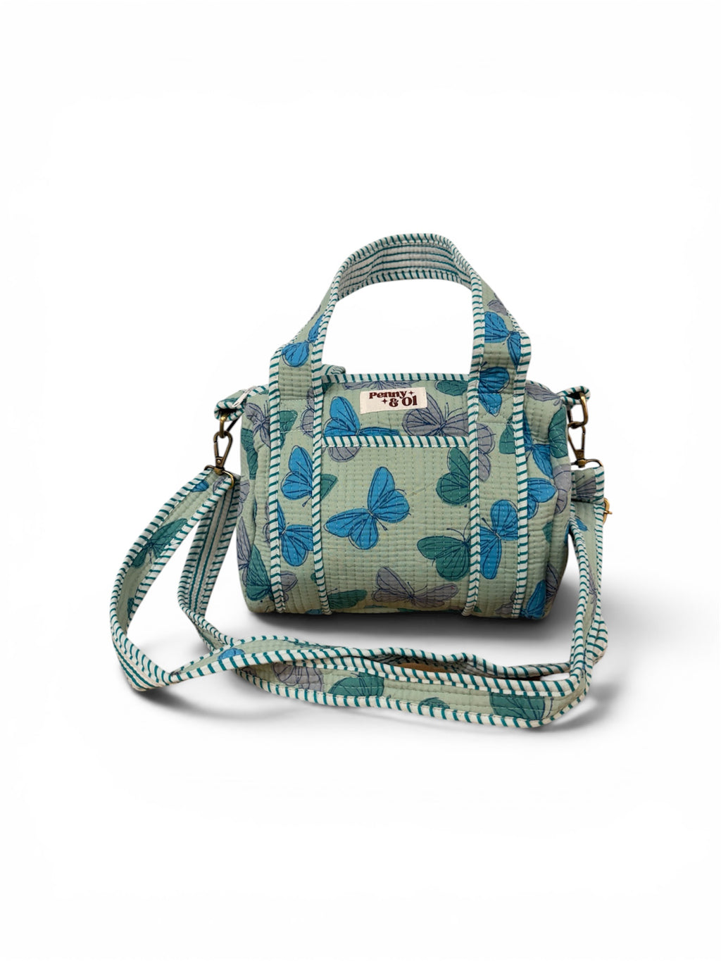Butterfly Mini Duffle Tote Bags - Penny & Ol