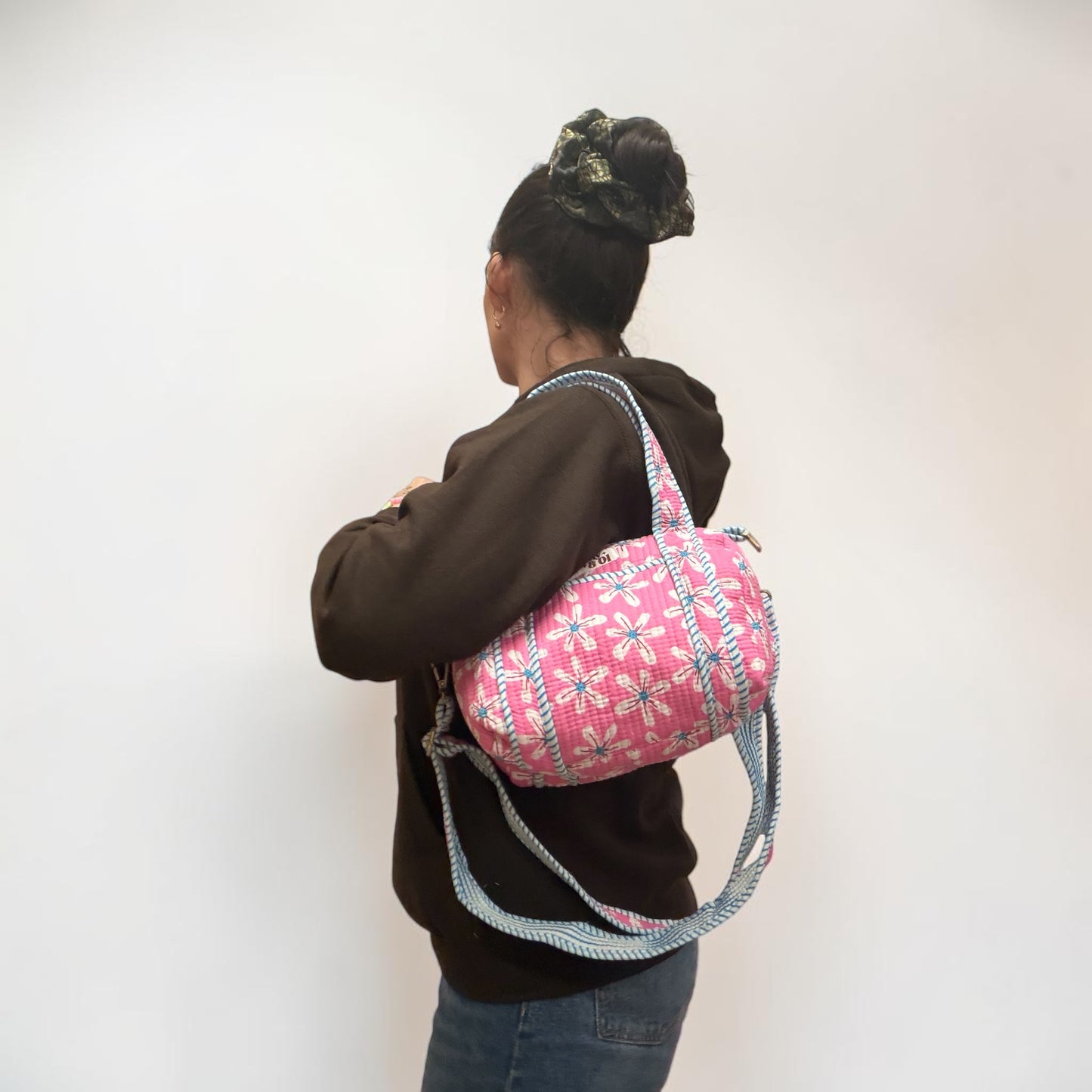 Daisy Dream Mini Duffle Tote Bags - Penny & Ol