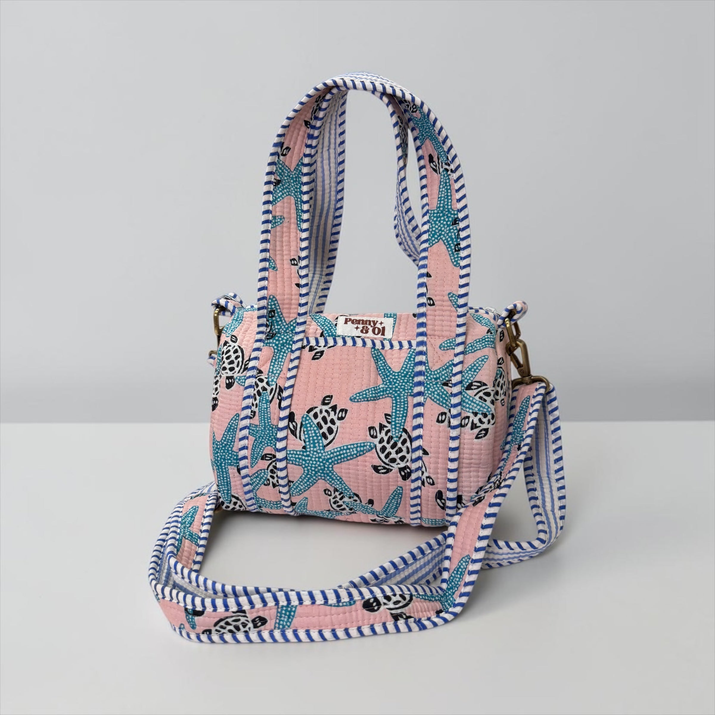 Turtle Bay Mini Duffle Tote Bags - Penny & Ol