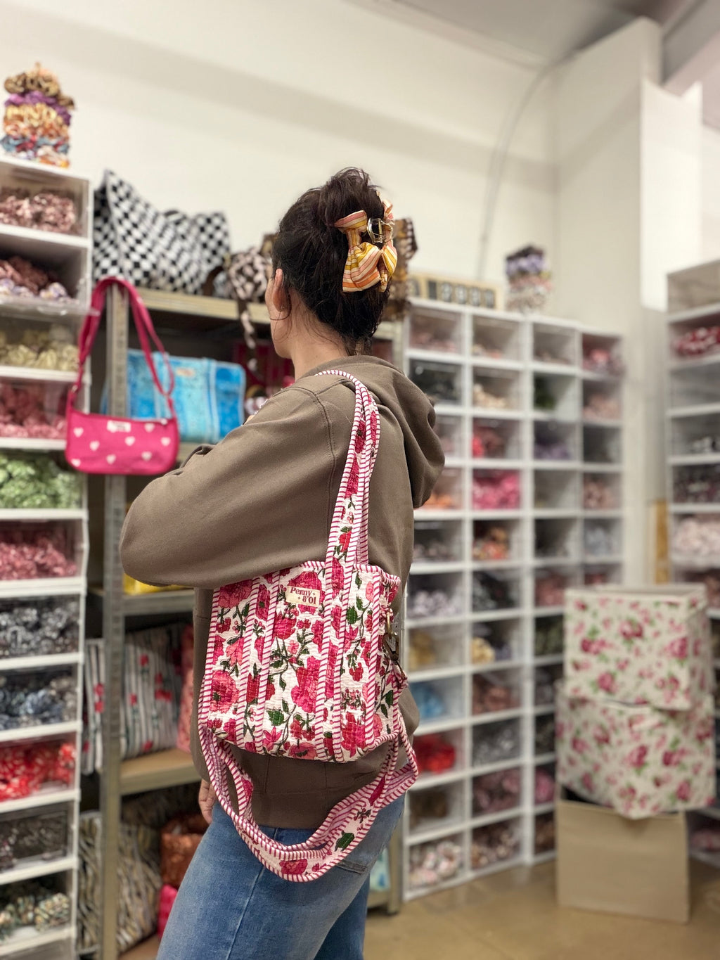 Summer Floral MINI Tote Bag - Penny & Ol