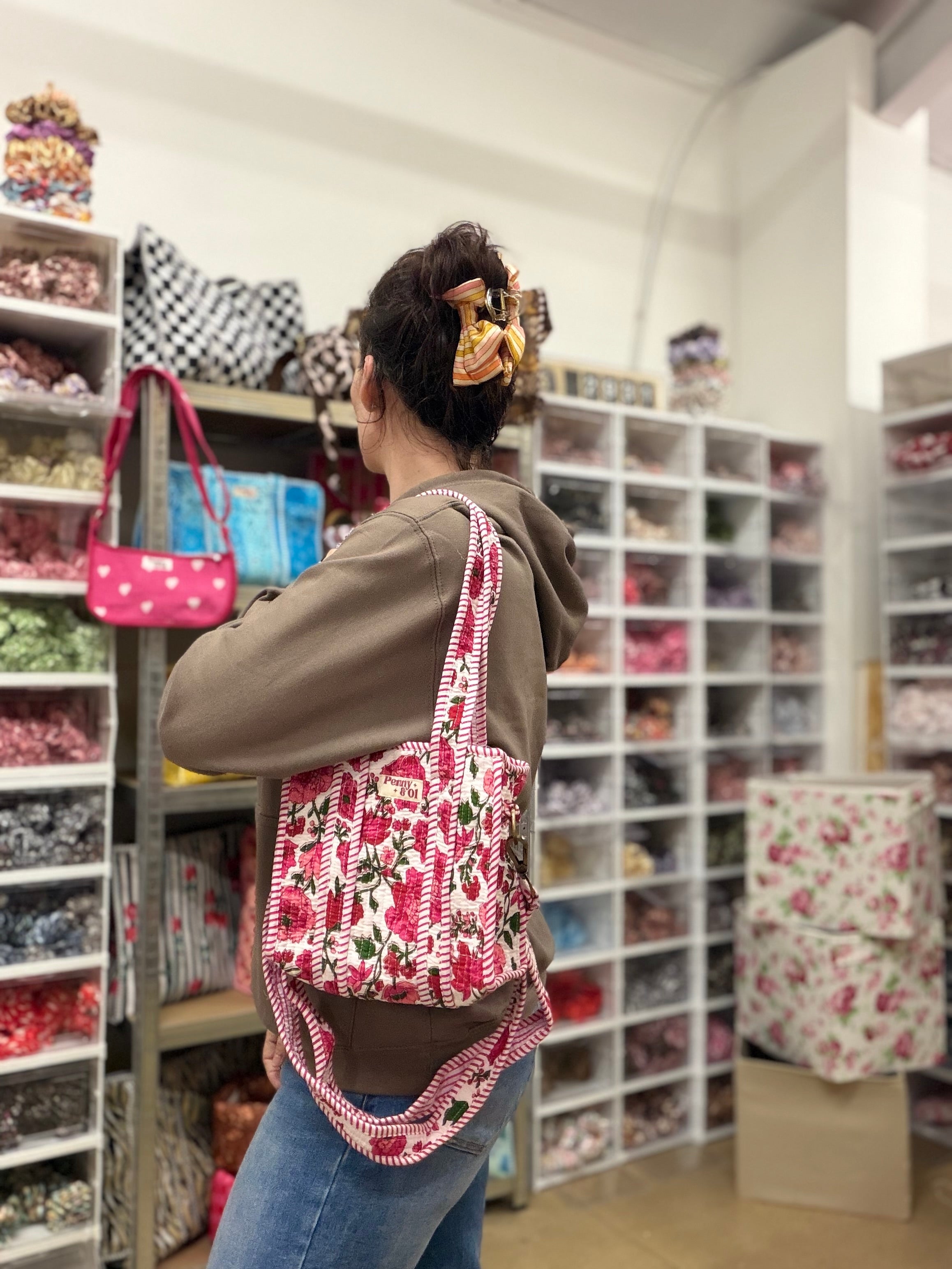 Summer Floral MINI Tote Bag - Penny & Ol