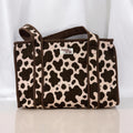 Cow print Medium Cotton, handmade tote bag