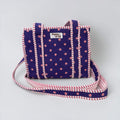 Purple With Pink Polka Dot MINI Tote Bag - Penny & Ol
