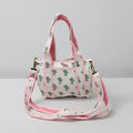 Pink Cactus Mini Duffle Tote Bags - Penny & Ol