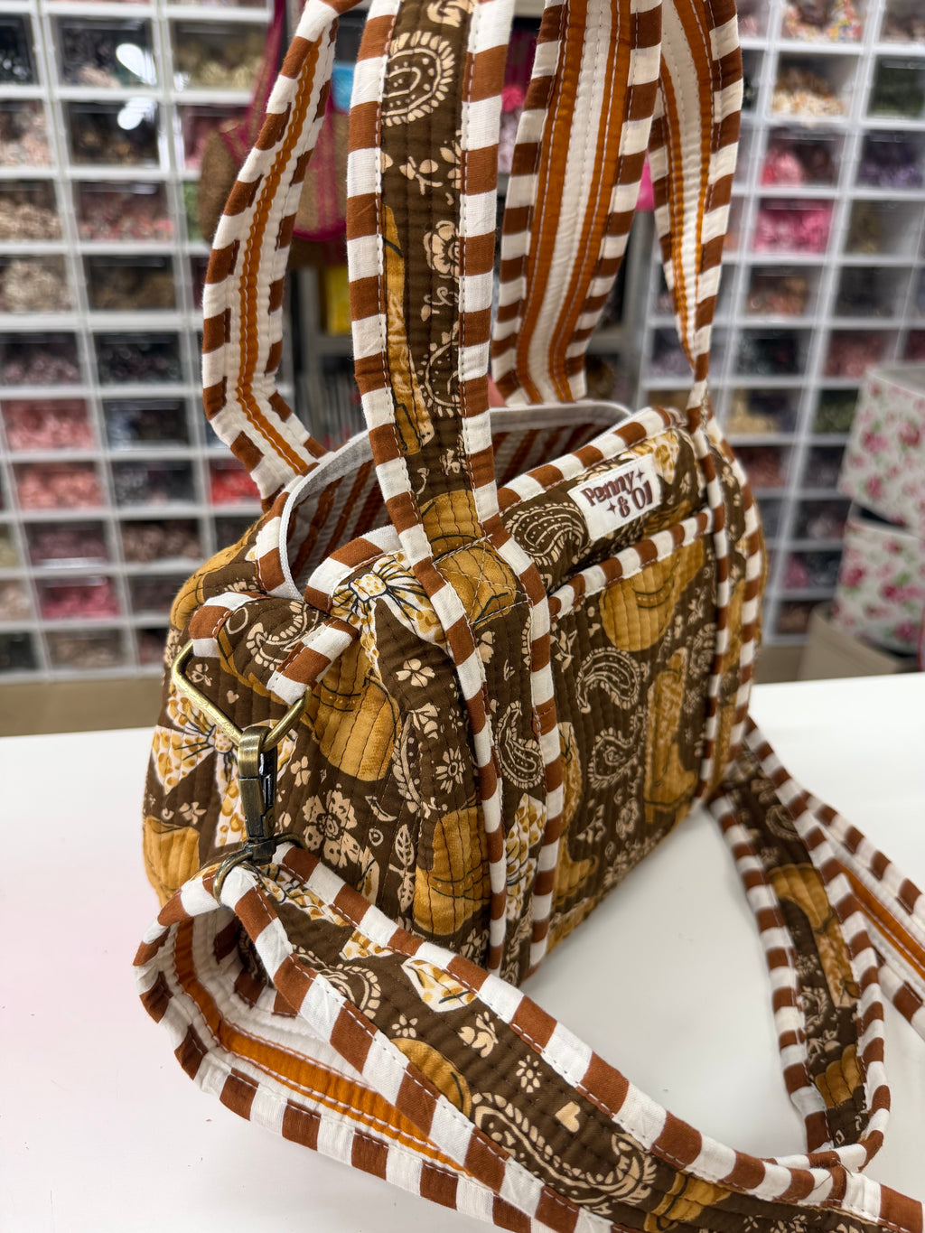 Cow girl Mini Duffle Tote Bags - Penny & Ol