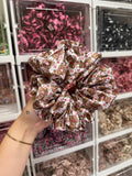 Teddy Love XL Satin Hair Scrunchie