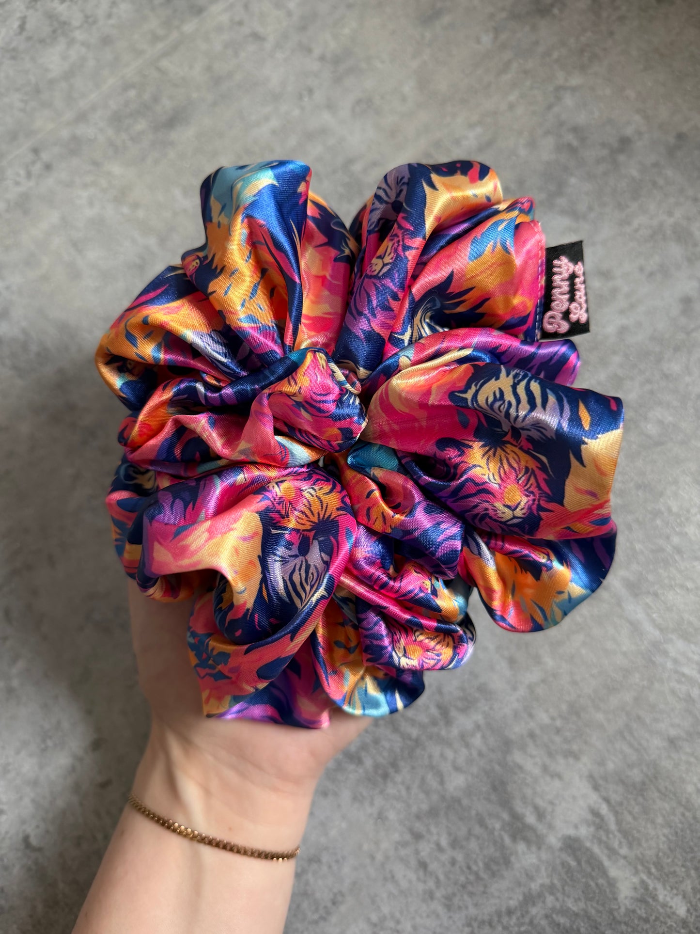 Jungle Dreaming XL Satin Hair Scrunchie