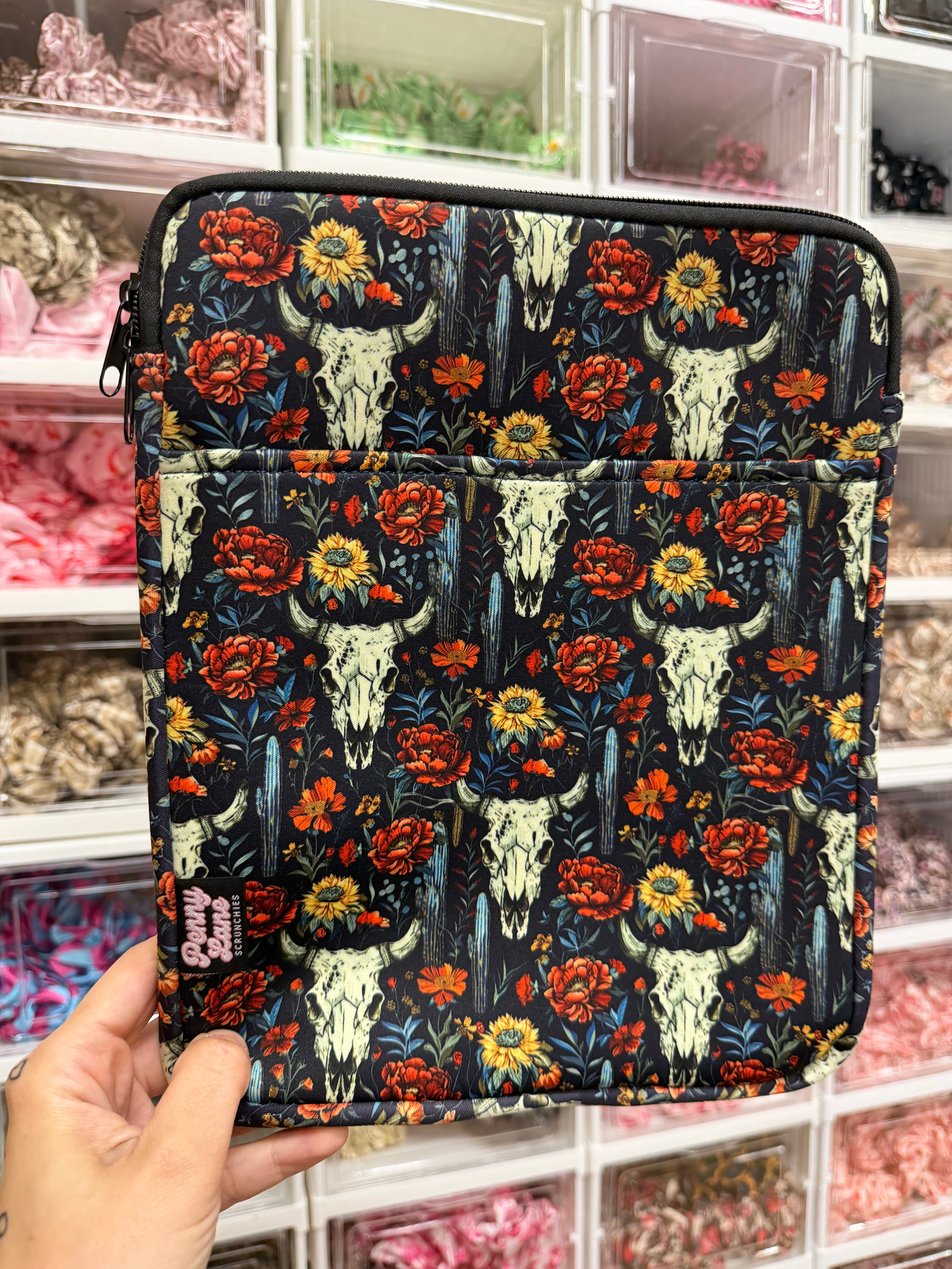 Ipad case, protective neoprene ipad sleeve with zip and pocket.