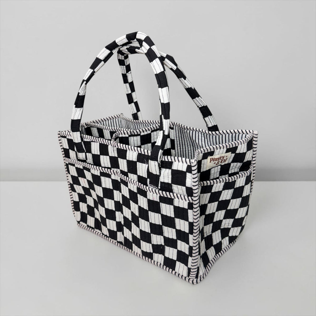 Cotton Storage Caddy - Handmade quilted cotton caddy’s