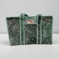 Sage Paisley Bandana MEDIUM Cotton tote bag
