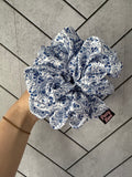 Santorini Floral XL Satin Hair Scrunchie