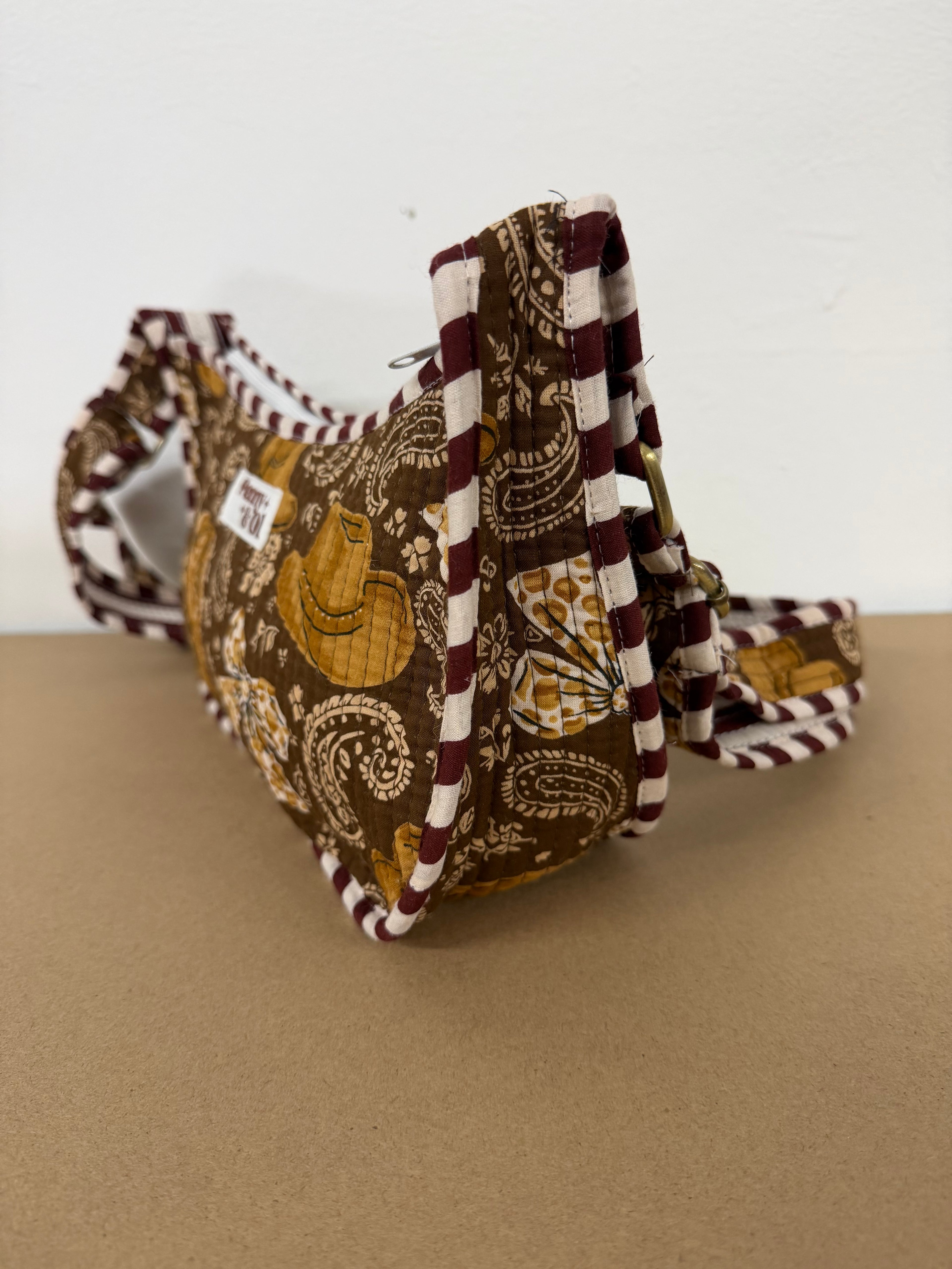 Cowgirl Mini Shoulder Bag, Handmade Cotton Tote Bags