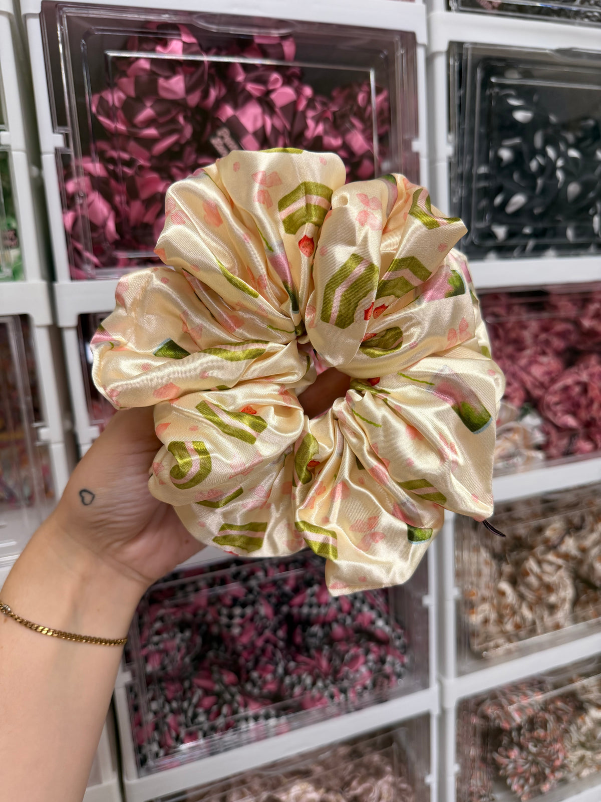 Matcha Made In Heaven XL Satin Hair Scrunchie