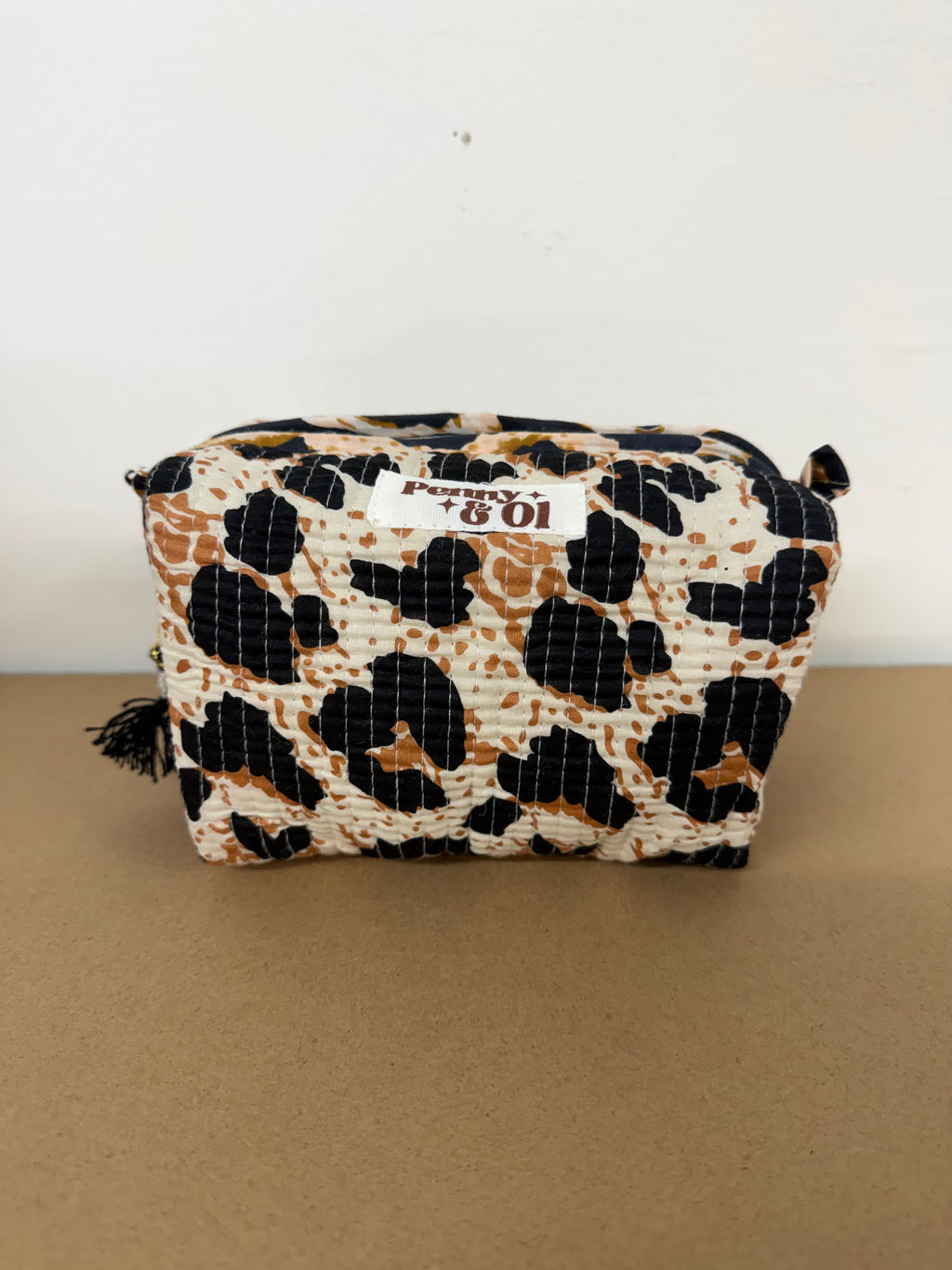 Leopard Print Waterproof Pouches, Zip Pouches
