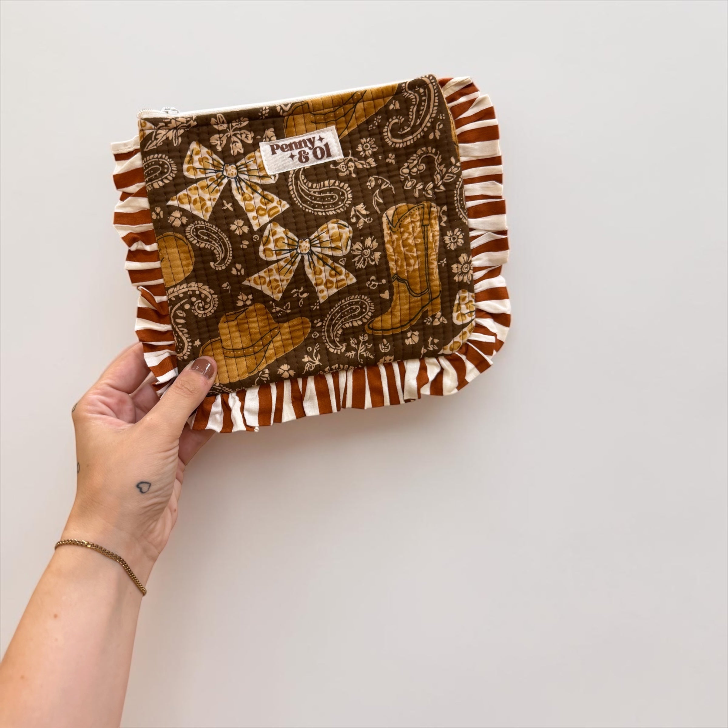 Cowgirl Ruffle Pouch