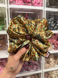 Vintage Autumn XL Satin Hair Scrunchie