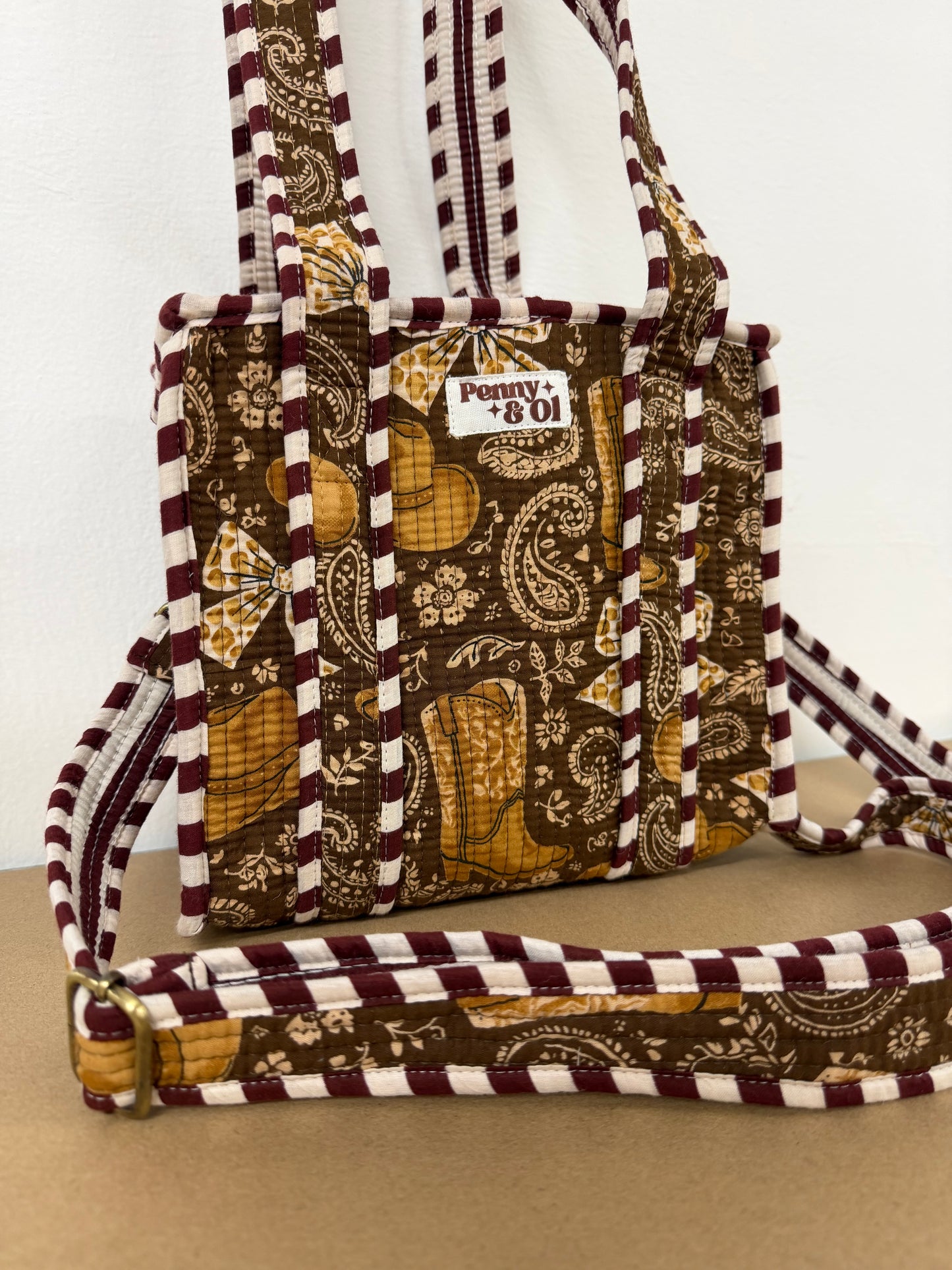 Cow girl Mini Tote Bag - Penny & Ol