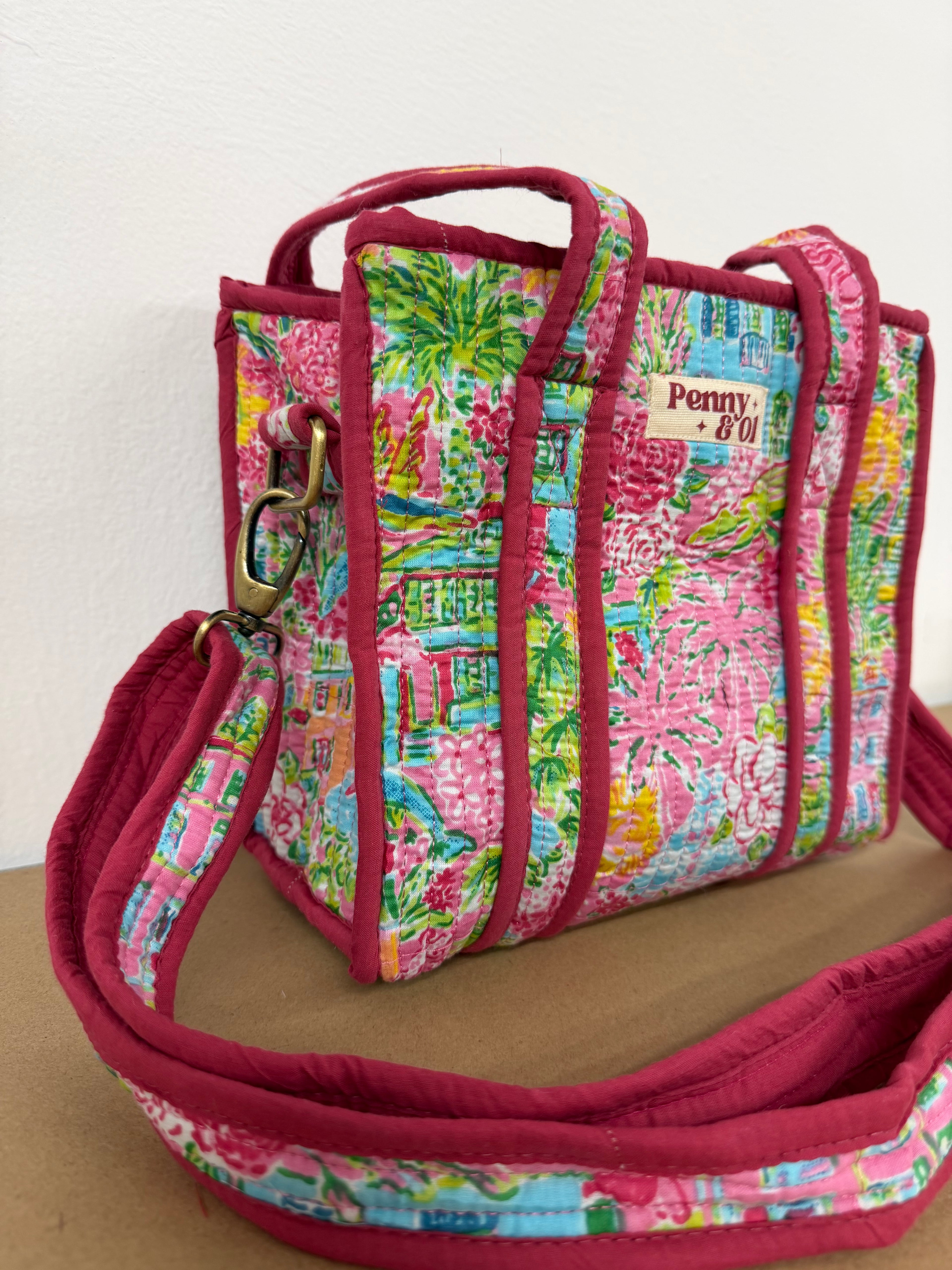 Summer village Mini Tote Bag - Penny & Ol.