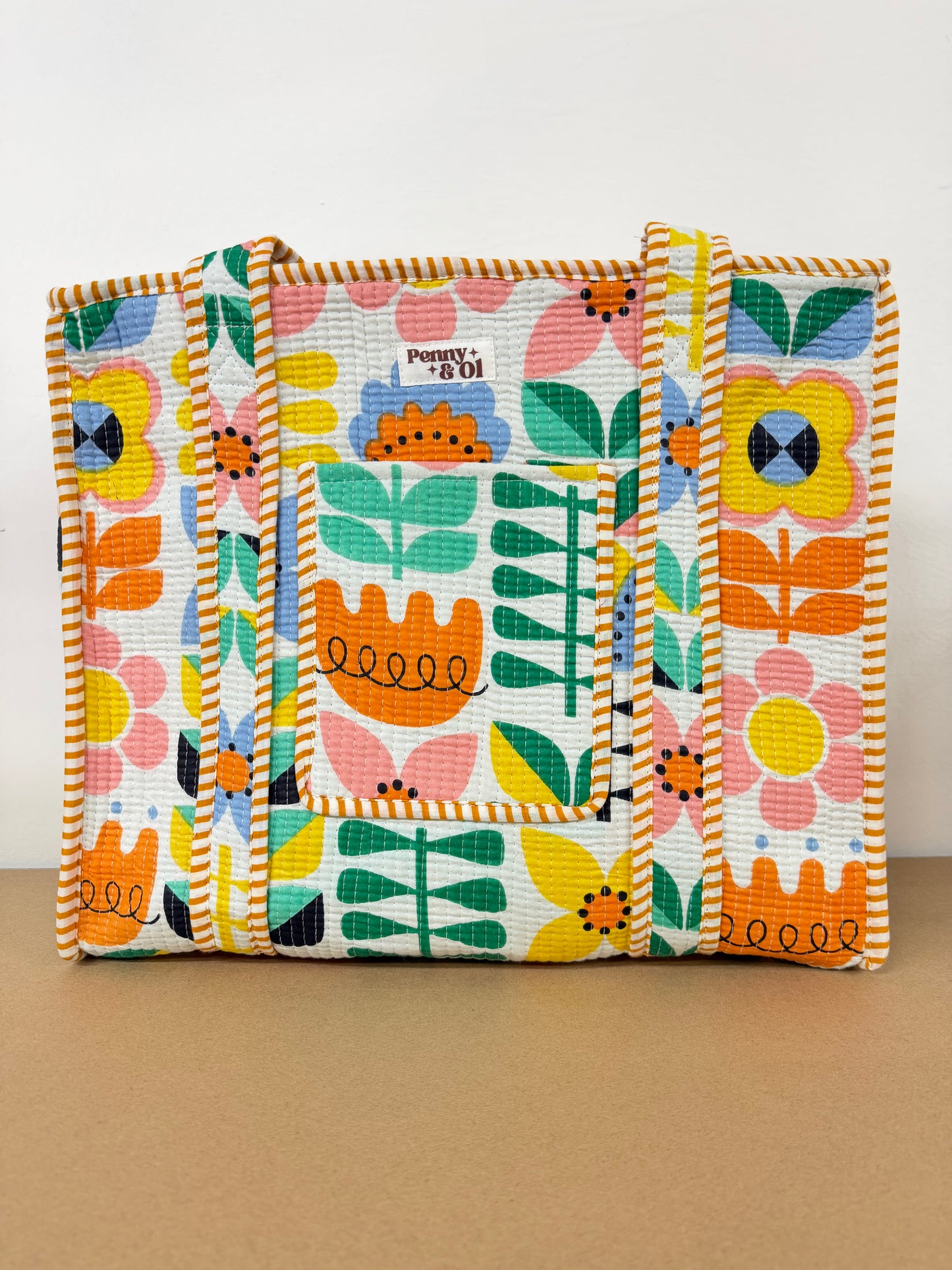 Pastel Flowers collection, tote bags. Cotton tote bags all sizes