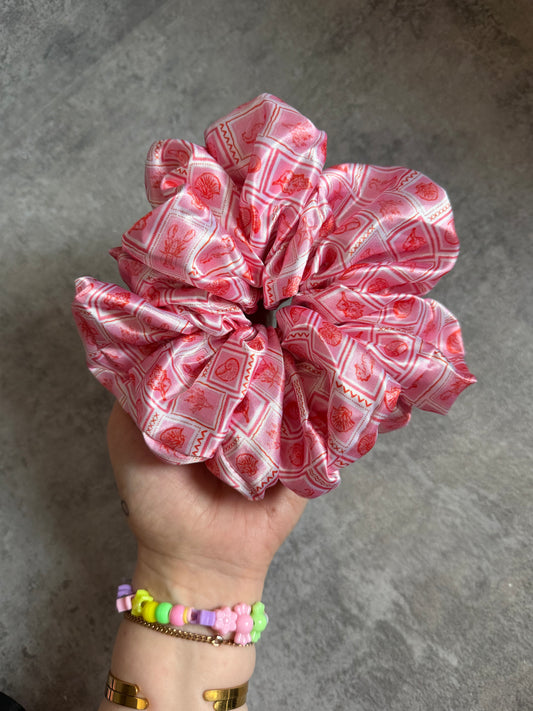 Beach Babe XL Satin Hair Scrunchie