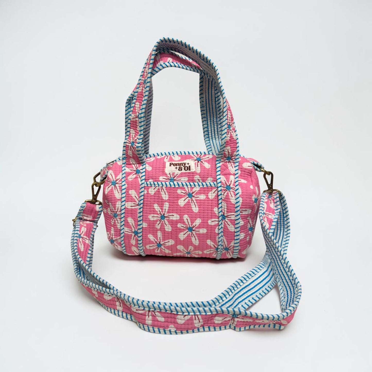 Daisy Dream Mini Duffle Tote Bags - Penny & Ol