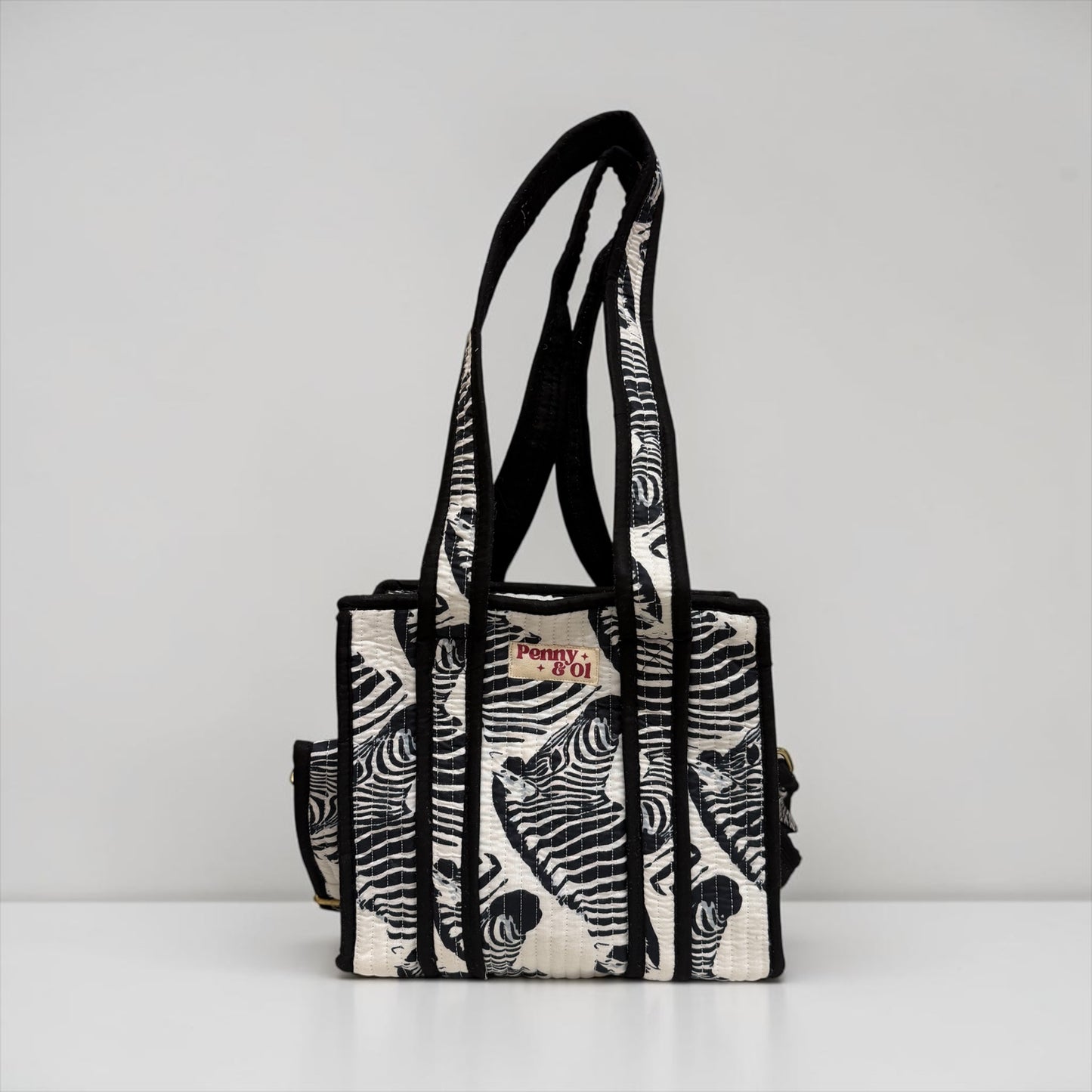 Zebra MINI Tote Bag - Penny & Ol