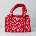 Pink & Red Cow Print MEDIUM Cotton tote bag