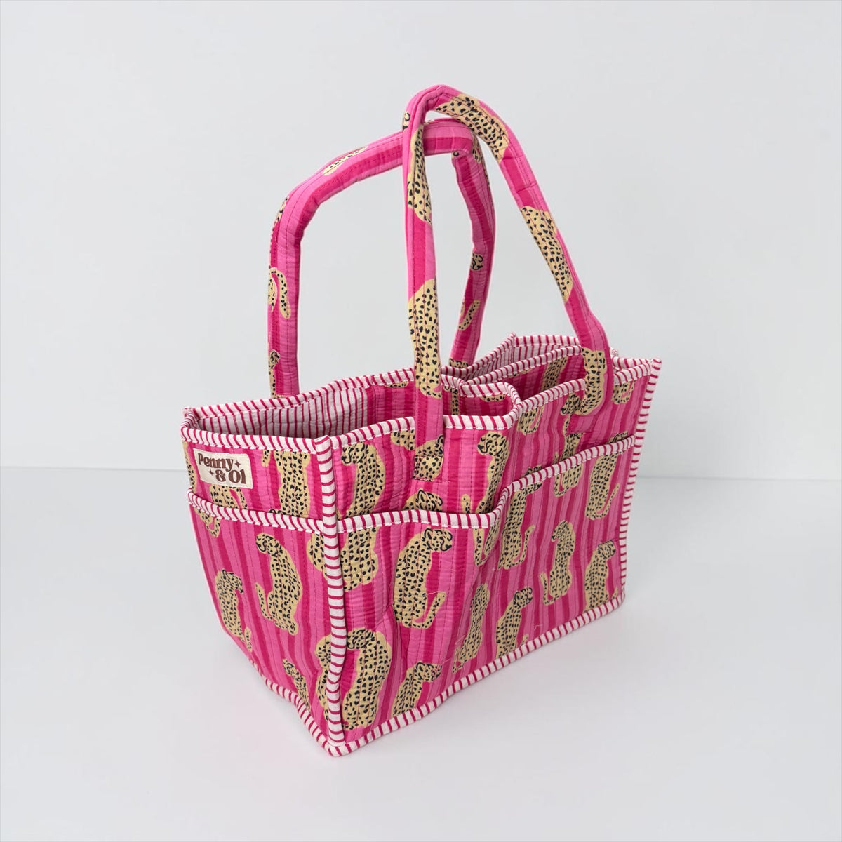 Cotton Storage Caddy - Handmade quilted cotton caddy’s