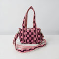IMPERFECT Pink & Burgundy Mini Duffle Tote Bags - Penny & Ol