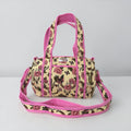 Pink Vintage Western Mini Duffle Tote Bags - Penny & Ol