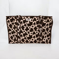 Cow Print Large Cotton Tote Bag, handmade tote bags