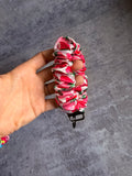 Strawberry Dream Scrunchie Keyring