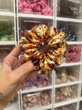 Autumn Floral MIDI Satin Hair Scrunchie