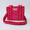 Pink With Red Polka Dot MINI Tote Bag - Penny & Ol