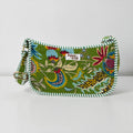 Khaki Floral Mini SHOULDER bag, cross body bag