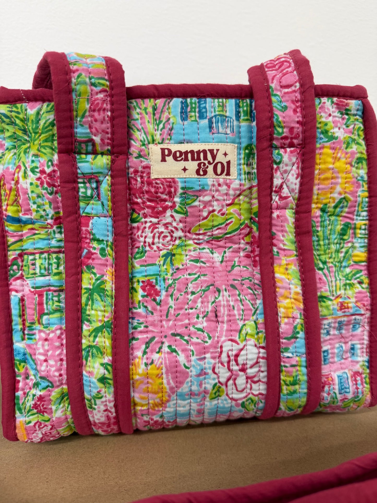 Summer village Mini Tote Bag - Penny & Ol.