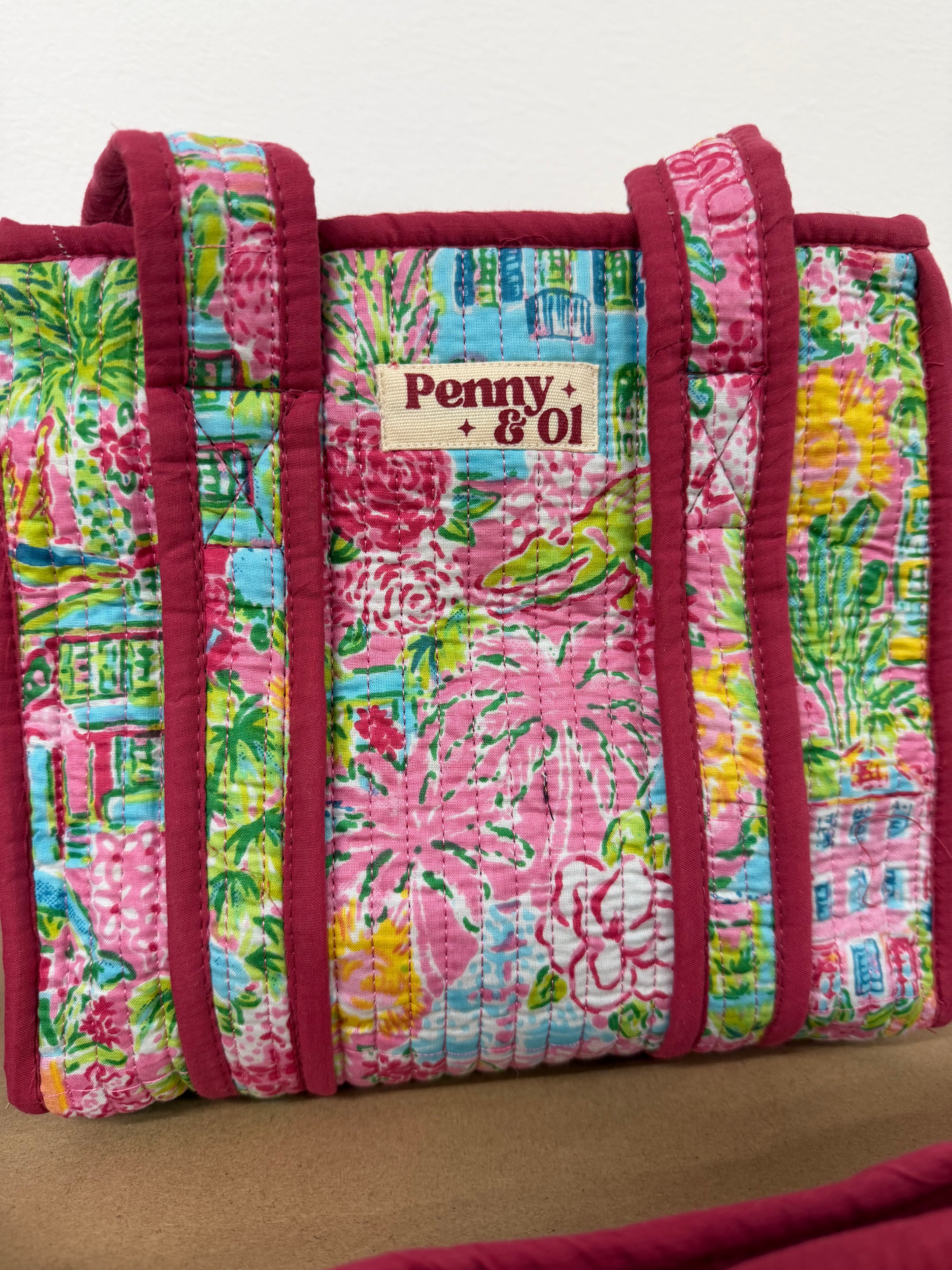 Summer village Mini Tote Bag - Penny & Ol.