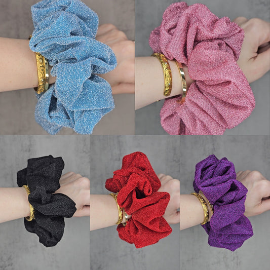 The Glitter Collection. XL Hair Scrunchie.