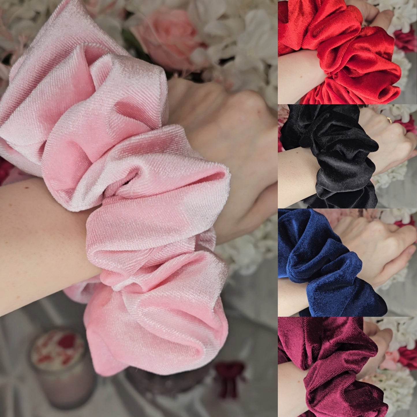 The Velvet Collection. XL Hair Scrunchie.