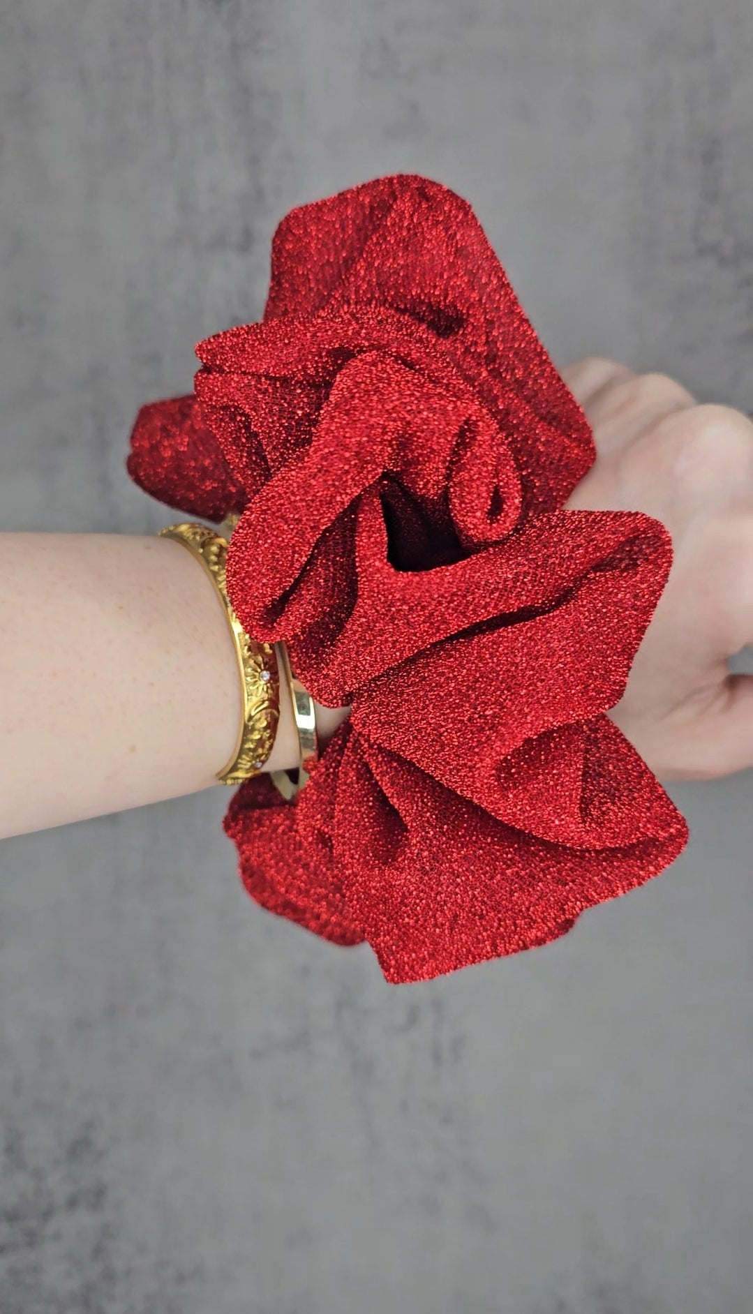 The Glitter Collection. XL Hair Scrunchie.