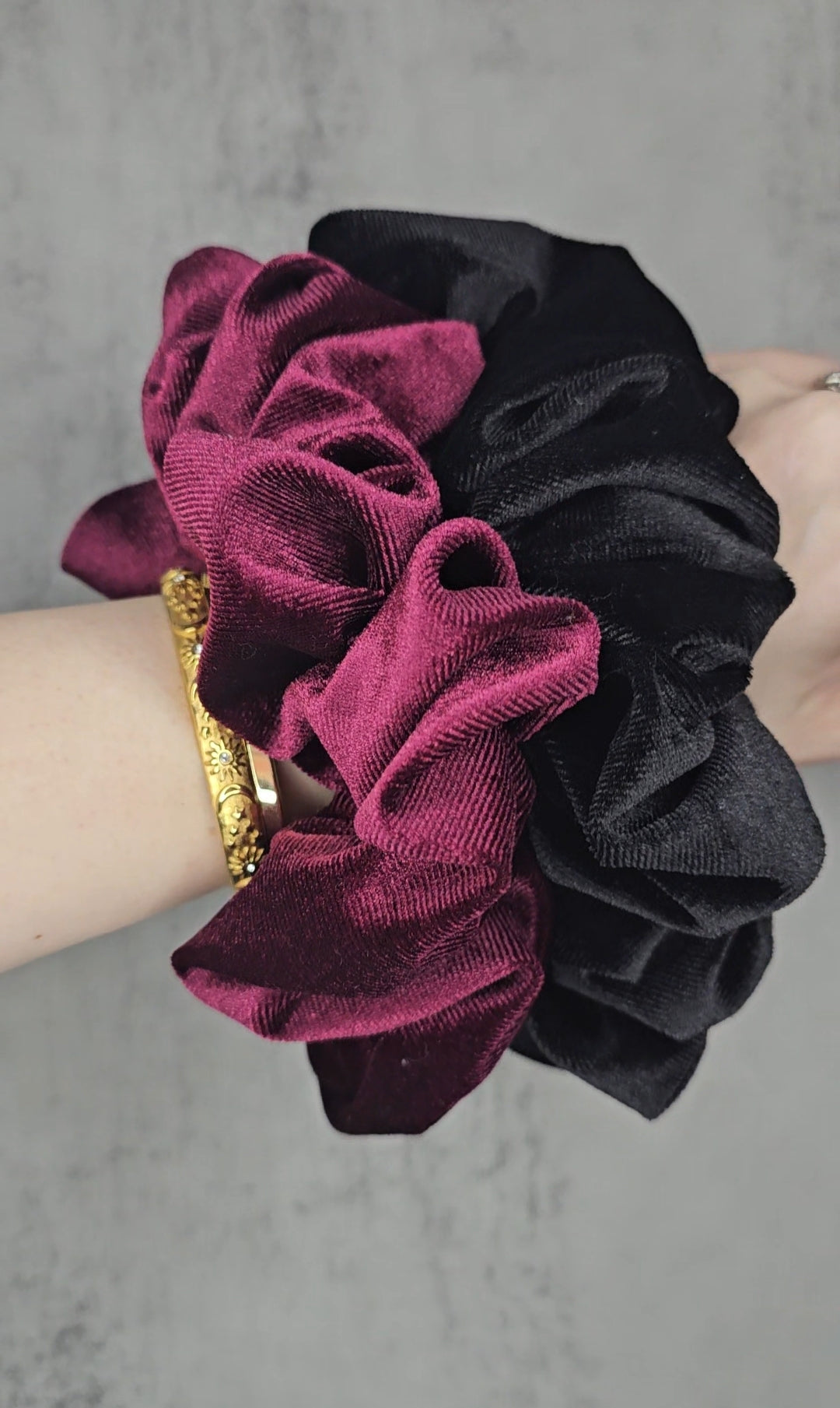 The Velvet Collection. XL Hair Scrunchie.