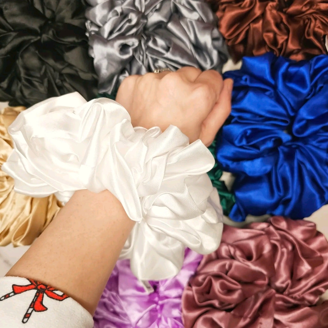 Clearance JUMBO hair scrunchies.