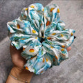 Daisy Skies XL Satin Hair Scrunchie