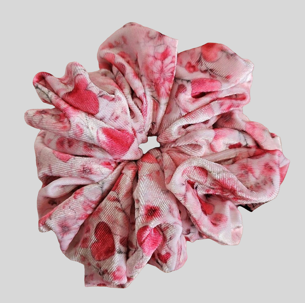 Love Is In The Air Velvet XL Hair Scrunchie.
