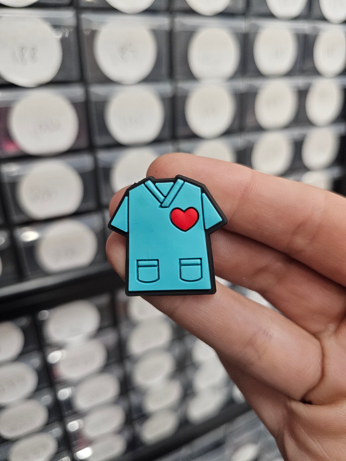 Nurse tunic shoe charm