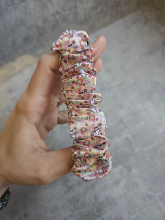 Christmas Nightmare Scrunchie Keyring