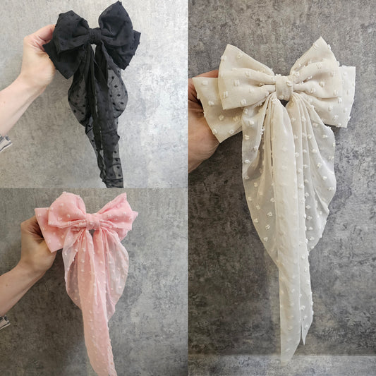 Chiffon hair bow